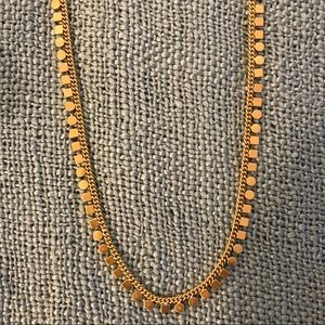 New Madewell Geometric Circle Square Necklace